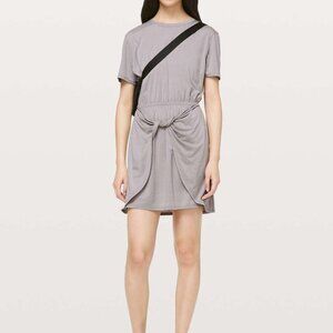 NWOT Lululemon Unwind Your Mind Dress Dark Chrome (Size 8)